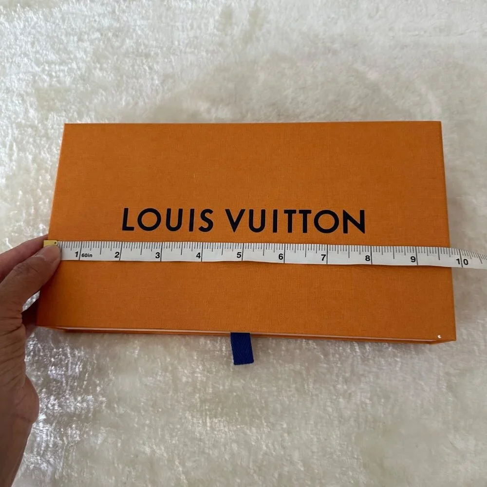 Louis Vuitton Empty Gift Box For A Clémence Wallet Orange Brown O/S